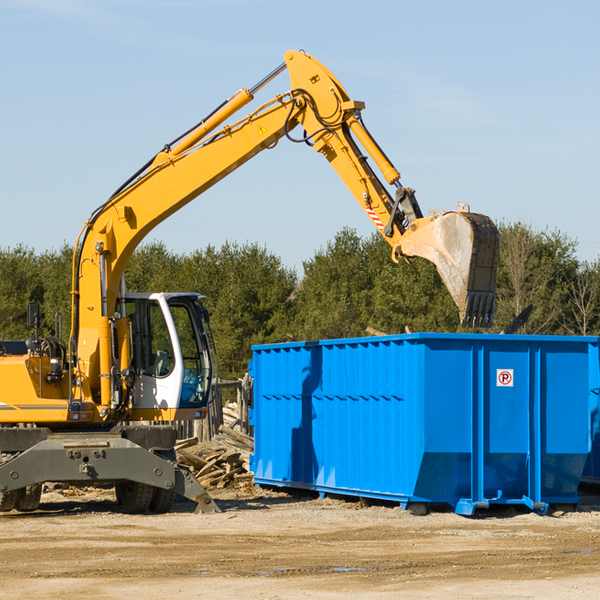 how many times can i have a residential dumpster rental emptied in Bailey Lakes